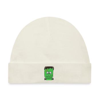 grünes Monster - Baby Premium Organic Mütze - Naturweiß - Vorne