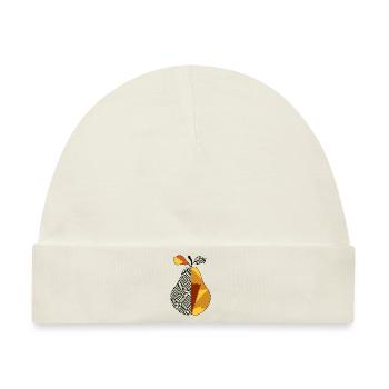 Birne - Baby Premium Organic Mütze - Naturweiß - Vorne