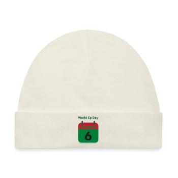 Welt-Cp-Tag - Baby Premium Organic Mütze - Naturweiß - Vorne