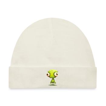 Alien - Baby Premium Organic Mütze - Naturweiß - Vorne