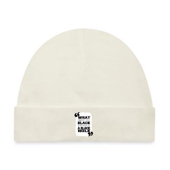 humor weightless spaceship funny quote - Baby Premium Organic Mütze - Naturweiß - Vorne