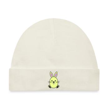 osterhase - Baby Premium Organic Mütze - Naturweiß - Vorne