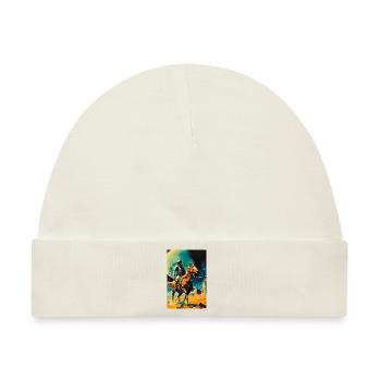 Der Space Cowboy - Baby Premium Organic Mütze - Naturweiß - Vorne