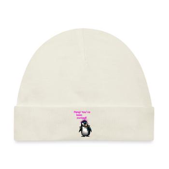 Peng You ve been punked PenguPunk - Baby Premium Organic Mütze - Naturweiß - Vorne