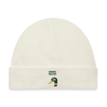 Sidney - hart aber herzlich - Baby Premium Organic Mütze - Naturweiß - Vorne