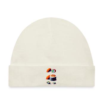 Sushi - Baby Premium Organic Mütze - Naturweiß - Vorne
