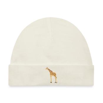 Wildtiere - Baby Premium Organic Mütze - Naturweiß - Vorne