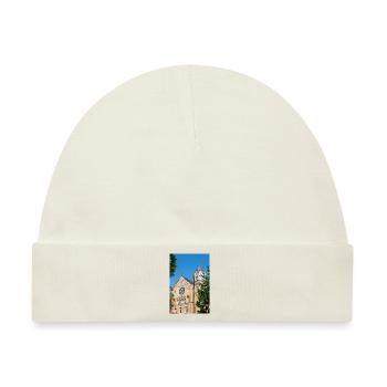 historisches Gebäude Ratsgymnasium - Baby Premium Organic Mütze - Naturweiß - Vorne