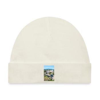 Festung Knin (Kninska tvrđava) Kroatien - Baby Premium Organic Mütze - Naturweiß - Vorne
