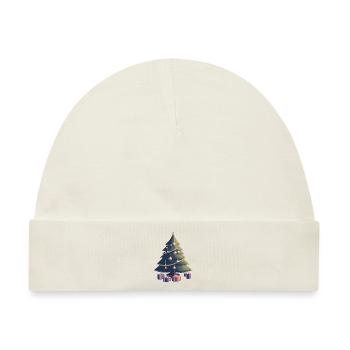 Leuchtender Tannenbaum - Baby Premium Organic Mütze - Naturweiß - Vorne