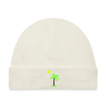 palme - Baby Premium Organic Mütze - Naturweiß - Vorne
