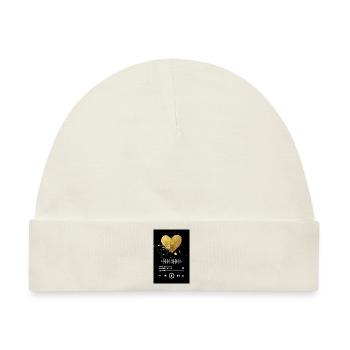 Unser Song, liebe die ewig hält - Baby Premium Organic Mütze - Naturweiß - Vorne