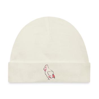Huhn - Henne - Baby Premium Organic Mütze - Naturweiß - Vorne