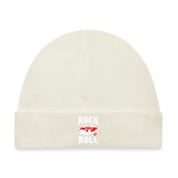Rock And Roll Classic Car - Baby Premium Organic Mütze - Naturweiß - Vorne