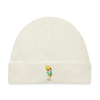Kleine Fee 8 - Baby Premium Organic Mütze - Naturweiß - Vorne