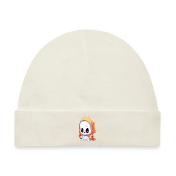 Niedlicher Geist Geist - Baby Premium Organic Mütze - Naturweiß - Vorne