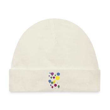 Bunte Ballone - Baby Premium Organic Mütze - Naturweiß - Vorne