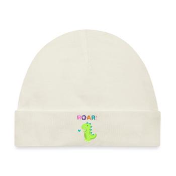 Roar - Sweet Dino! - Baby Premium Organic Mütze - Naturweiß - Vorne
