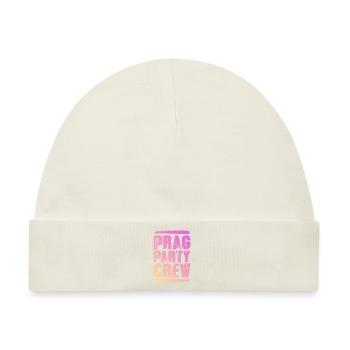 Prag Party Crew Bunt - Baby Premium Organic Mütze - Naturweiß - Vorne