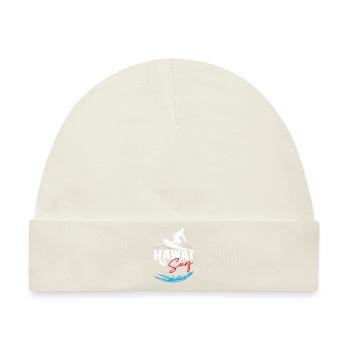 Hawai Surfing - Baby Premium Organic Mütze - Naturweiß - Vorne