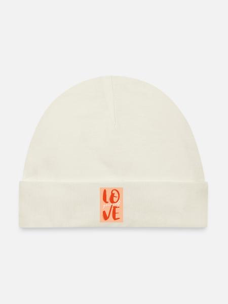 Love Yourself - Baby Premium Organic Mütze - Naturweiß