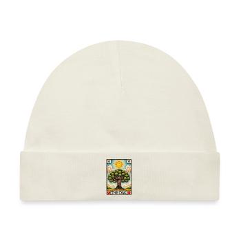 Die Eiche - Baby Premium Organic Mütze - Naturweiß - Vorne