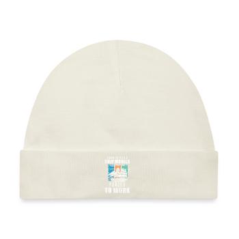 Modellschiff Fernsteuerung Vater Seemann - Baby Premium Organic Mütze - Naturweiß - Vorne