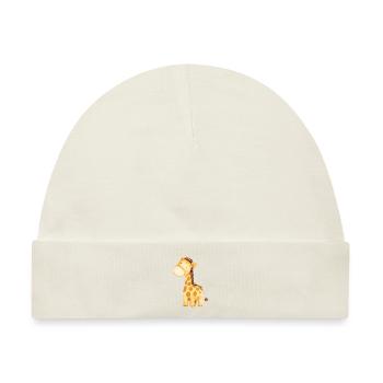 Giraffe Illustration Watercolour - Baby Premium Organic Mütze - Naturweiß - Vorne