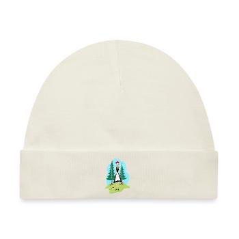 Schwarzwald Mädel Madle - Baby Premium Organic Mütze - Naturweiß - Vorne
