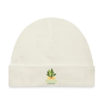 Master Gardener Gardening Botanical - Baby Premium Organic Mütze - Naturweiß - Vorne