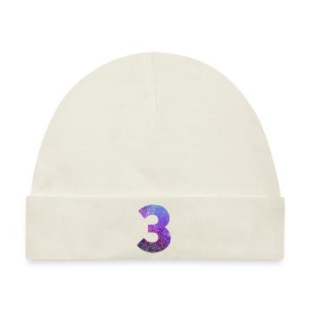 Galaxie Nummer 3 - Baby Premium Organic Mütze - Naturweiß - Vorne