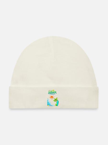 Summertime - Baby Premium Organic Mütze - Naturweiß