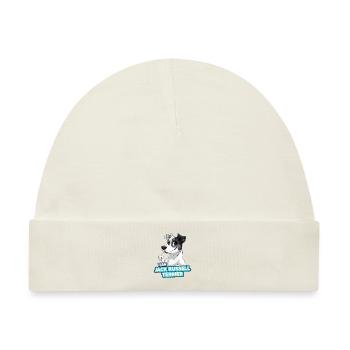 TEAM Jack Russell Terrier - Schwarz - Baby Premium Organic Mütze - Naturweiß - Vorne