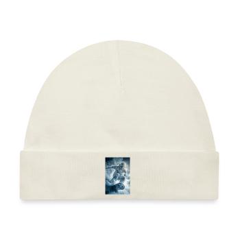 Frozen Thrill Snowboarder - Baby Premium Organic Mütze - Naturweiß - Vorne
