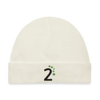2 - Baby Premium Organic Mütze - Naturweiß - Vorne