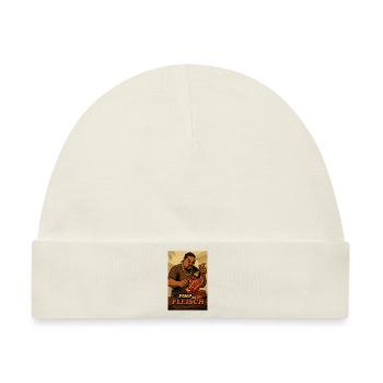 Pimp my Fleisch - Baby Premium Organic Mütze - Naturweiß - Vorne