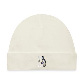 Lustiges Zahnreinigung Design für Zahnarztpraxis  - Baby Premium Organic Mütze - Naturweiß - Vorne