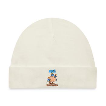 ABS im Bau - Baby Premium Organic Mütze - Naturweiß - Vorne