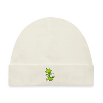 Drache - Baby Premium Organic Mütze - Naturweiß - Vorne