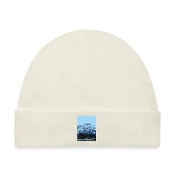 Swiss Mountains - Grindelwald Valley - Baby Premium Organic Mütze - Naturweiß - Vorne