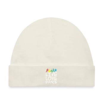 Live Love Dance - Baby Premium Organic Mütze - Naturweiß - Vorne