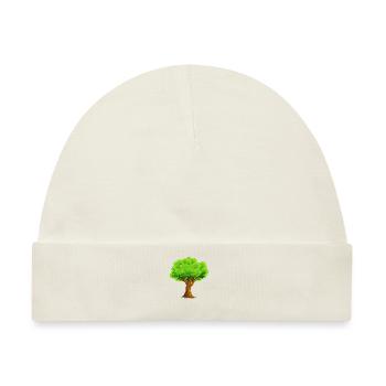 Baum - Baby Premium Organic Mütze - Naturweiß - Vorne