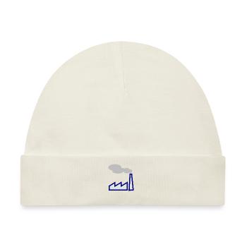 Industrie! Geschenk Idee Geschenkidee - Baby Premium Organic Mütze - Naturweiß - Vorne