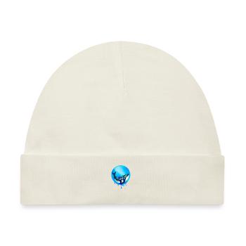 Orca Wal Naturschutz Tierliebe Geschenk - Baby Premium Organic Mütze - Naturweiß - Vorne