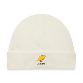 Einsamer Vogel - Baby Premium Organic Mütze - Naturweiß - Vorne