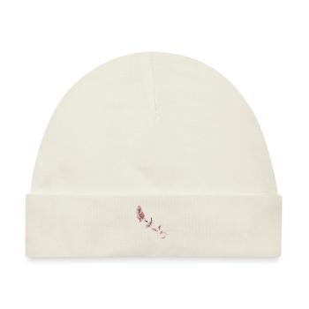 Sieben rosa Flamingofedern - Baby Premium Organic Mütze - Naturweiß - Vorne