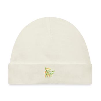 Pilz im Farn - Baby Premium Organic Mütze - Naturweiß - Vorne