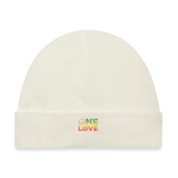 Ein Liebesdesign Für Reggae Rasta - Baby Premium Organic Mütze - Naturweiß - Vorne