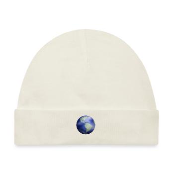 Erde - Baby Premium Organic Mütze - Naturweiß - Vorne