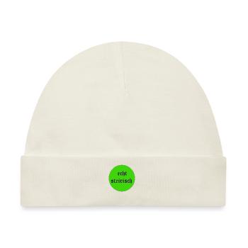 echt steirisch - Baby Premium Organic Mütze - Naturweiß - Vorne
